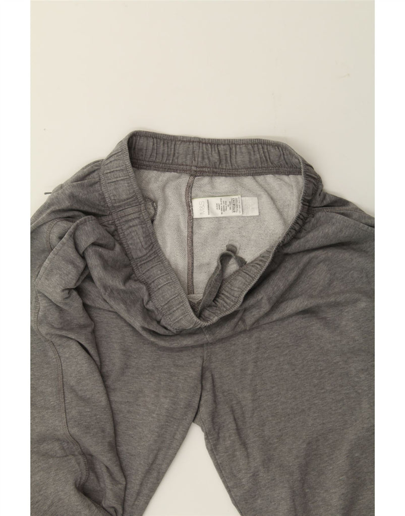MARKS & SPENCER Mens Tracksuit Trousers XL W39 L31 Grey Cotton Vintage Marks & Spencer and Second-Hand Marks & Spencer from Messina Hembry 