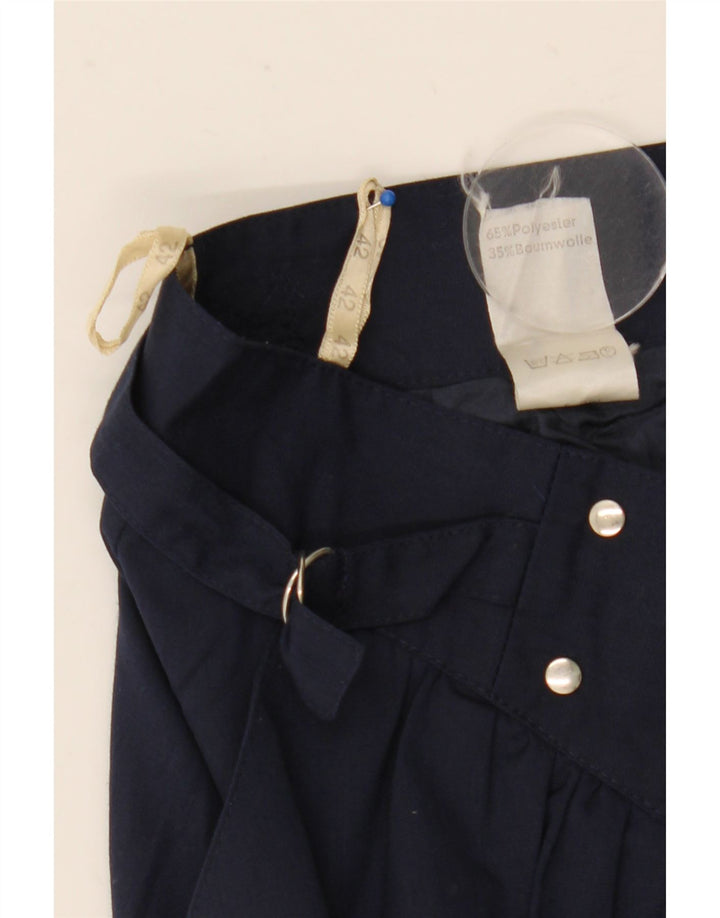 Vintage γυναικεία φούστα A-Line IT 42 Medium W29 Navy Blue Polyester