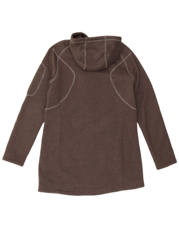 JACK WOLFSKIN Γυναικεία αθλητική φόρμα με κουκούλα Top Jacket UK 16 Large Brown