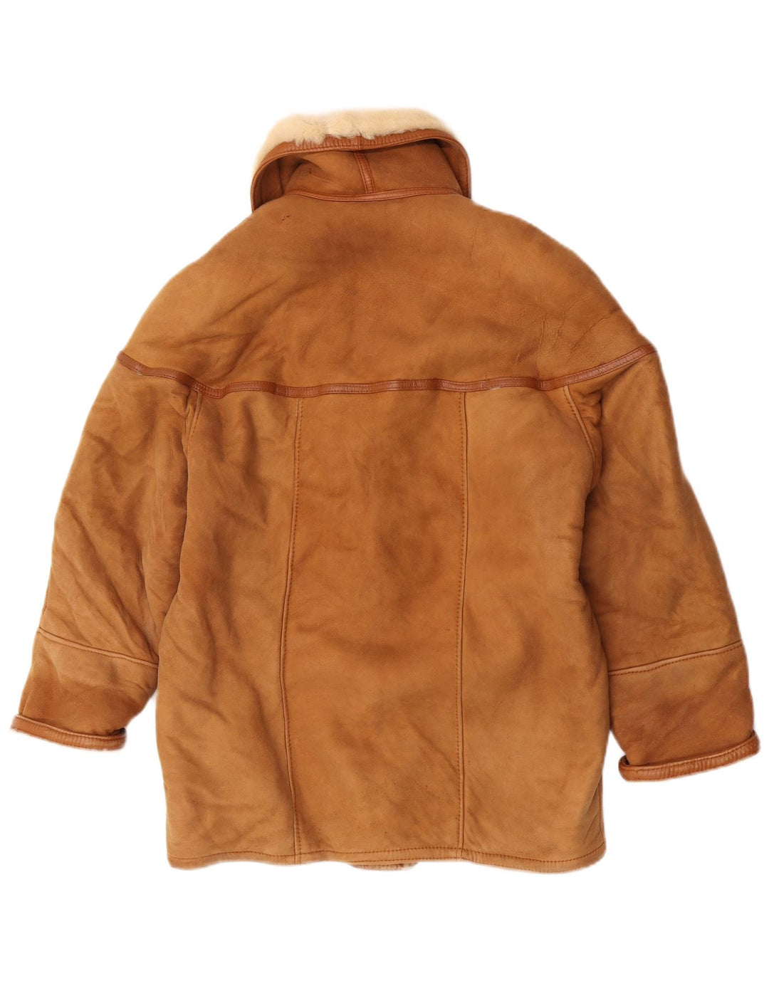 Vintage Γυναικείο Shearling Jacket IT 42 Medium Beige Shearling