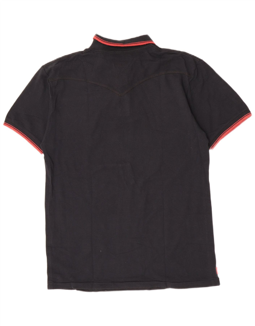 Ανδρικό πουκάμισο πόλο Levi's 2XL μαύρο βαμβακερό
