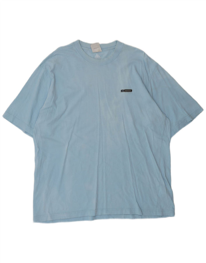Ανδρικό T-Shirt ADIDAS Top XL Μπλε βαμβακερό