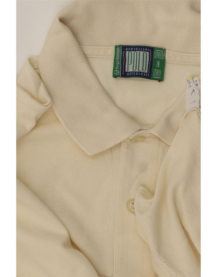 Ανδρικό μπλουζάκι πόλο Sergio Tacchini, μεσαίο υπόλευκο