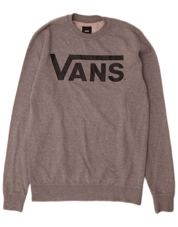 Ανδρικό γραφικό φούτερ Vans Jumper XS Γκρι βαμβακερό