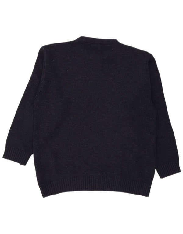 Ανδρικό πουλόβερ Four Seasons Crew Neck Jumper Medium Navy Blue ριγέ ακρυλικό