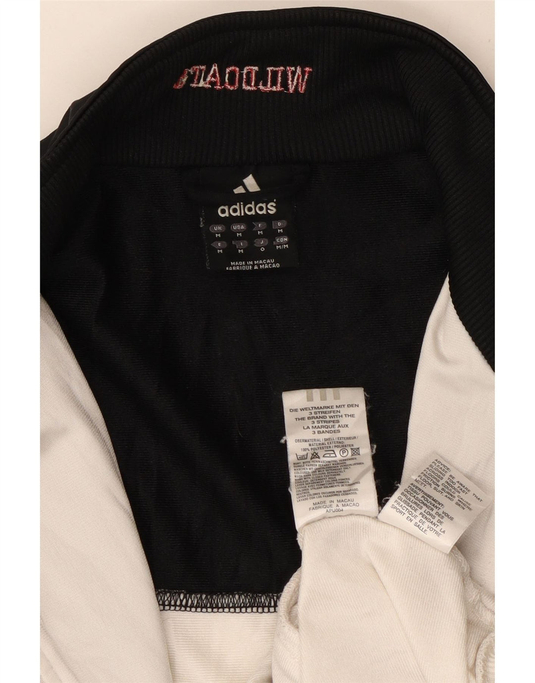 Γραφική αθλητική φόρμα Adidas Mens Wildcats Top Jacket μεσαίο λευκό χρώμα