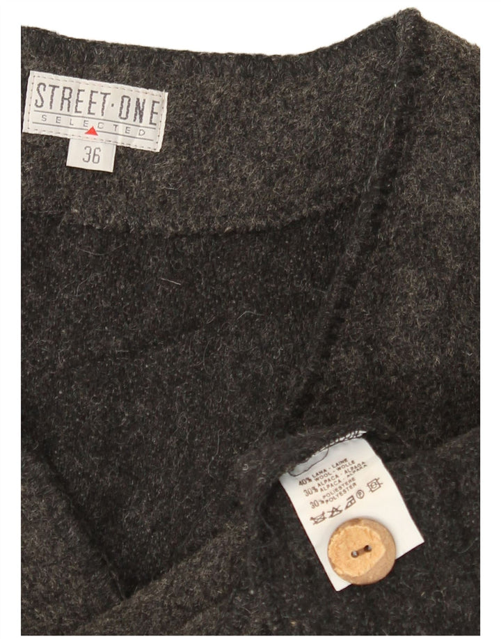 Street One Γυναικείο μπουφάν μπλέιζερ με 4 κουμπιά, EU 36 Small Grey Wool