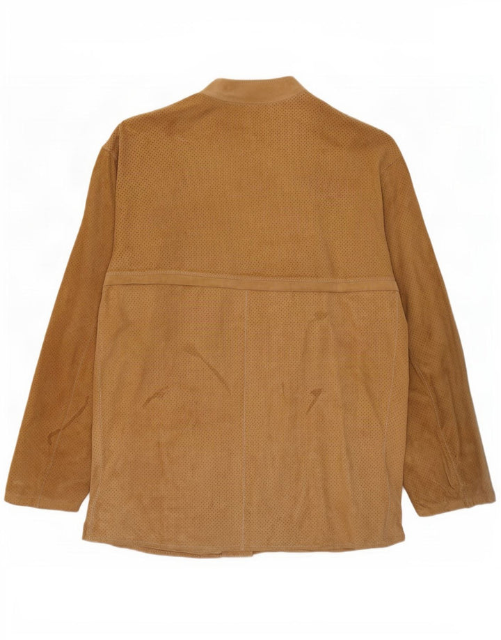Vintage Ανδρικό Suede Jacket UK 34 XS Beige