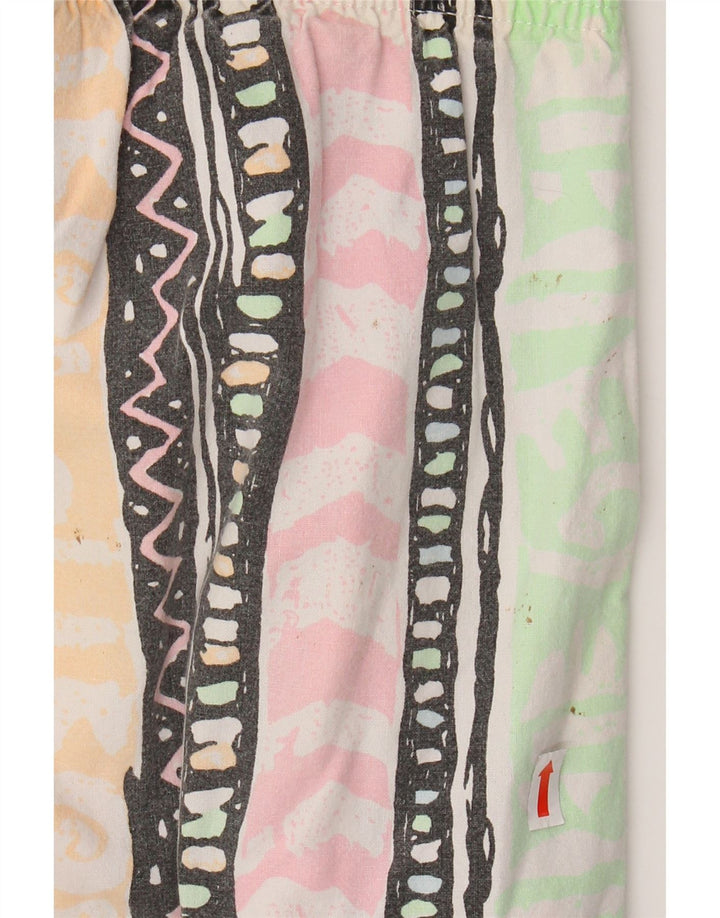 Γυναικείο ψηλόμεσο κωνικό παντελόνι Blues W34 L31 Πολύχρωμο Γεωμετρικό