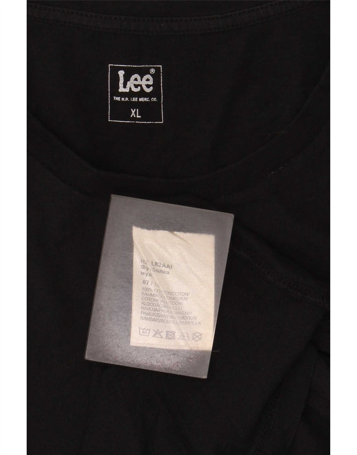 Ανδρικό T-Shirt Lee Graphic Top XL Μαύρο βαμβακερό