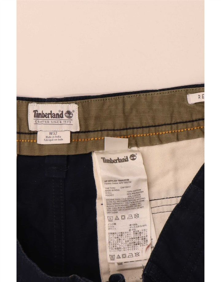 Ανδρικό σορτς Cargo Timberland W32, μεσαίο ναυτικό, βαμβακερό