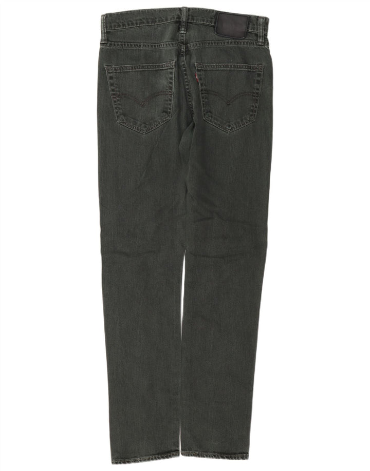 Γυναικείο Slim Jeans Levi's W28 L32 Πράσινο βαμβακερό