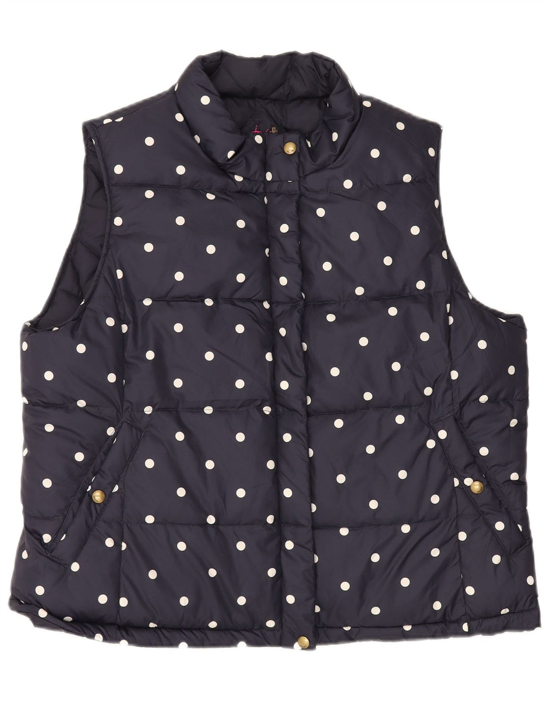 Joules γυναικεία αναστρέψιμη επένδυση Gilet UK 20 2XL Navy Blue Polyester