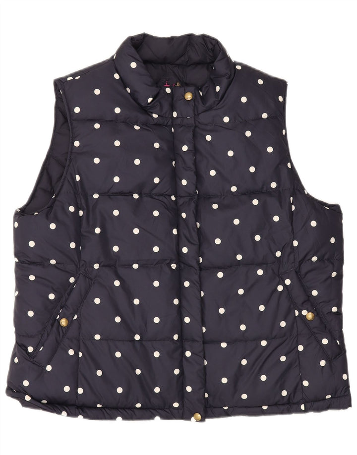 Joules γυναικεία αναστρέψιμη επένδυση Gilet UK 20 2XL Navy Blue Polyester