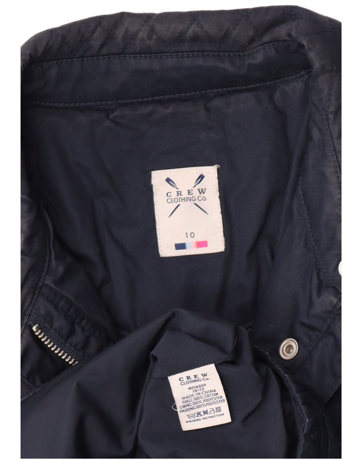 Crew Clothing Γυναικεία καπιτονέ μπουφάν UK 10 Small Navy Blue