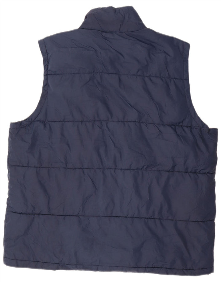 IZOD Ανδρικό padded Gilet UK 42 XL Navy Blue Polyester