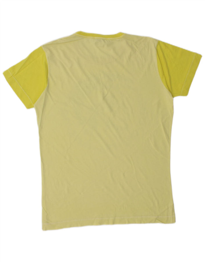 Ανδρικό γραφικό T-Shirt DIESEL Top Small Yellow Colourblock