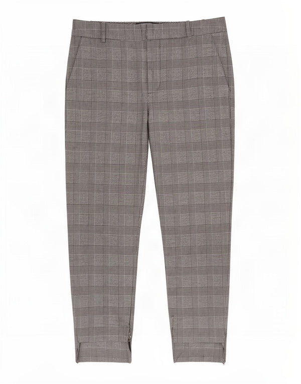 Zara Γυναικείο Slim παντελόνι Chino EU 40 Medium W30 L27 Grey Houndstooth