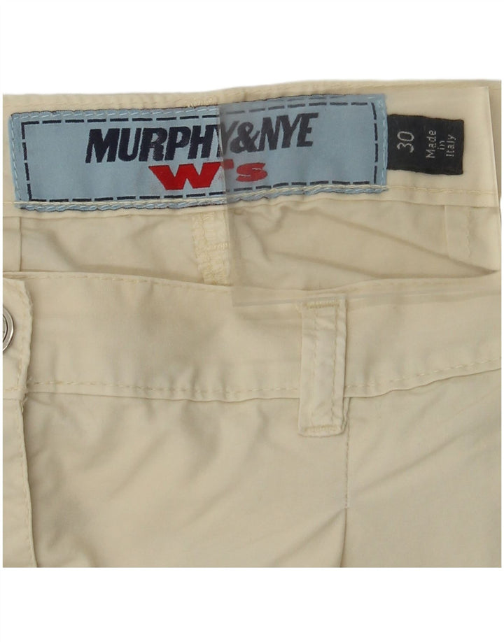 Murphy & Nye Γυναικείο σορτς Chino με καρφίτσα W30 Βαμβακερό μεσαίο μπεζ