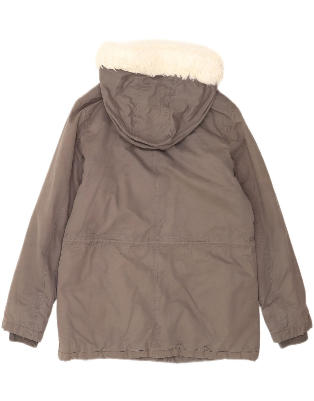 Γυναικείο Oasis Hooded Parka Jacket UK 14 Medium Grey Polyester