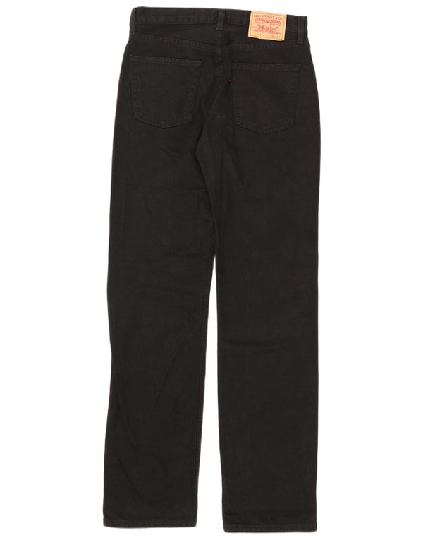 Levi's Mens 751 Straight Jeans W31 L34 Μαύρο βαμβακερό
