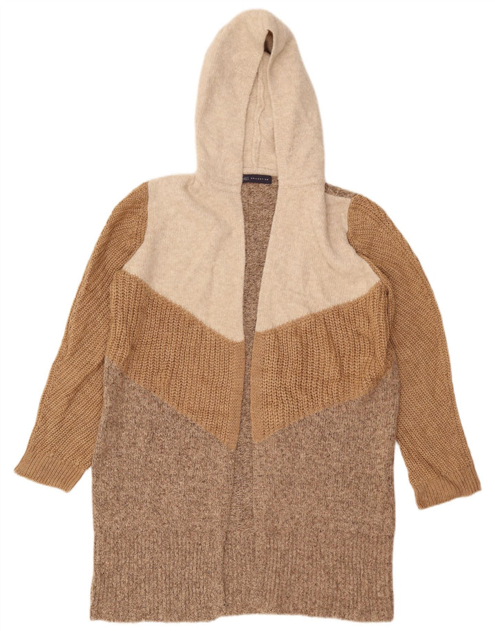 Marks & Spencer Γυναικείο πουλόβερ Longline Cardigan UK 14 Medium Beige