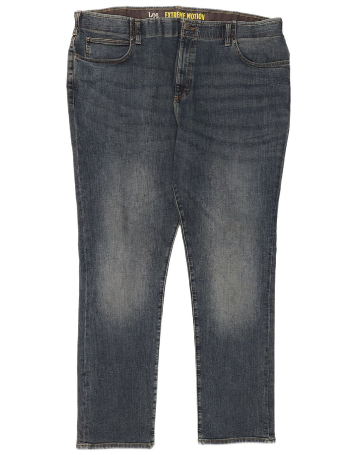 Lee Mens Extreme Motion Straight Jeans W46 L34 Μπλε βαμβακερό