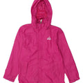 MC KINLEY Girls Hooded Rain Jacket 9-10 Years Pink Polyester Vintage MC Kinley and Second-Hand MC Kinley from Messina Hembry 