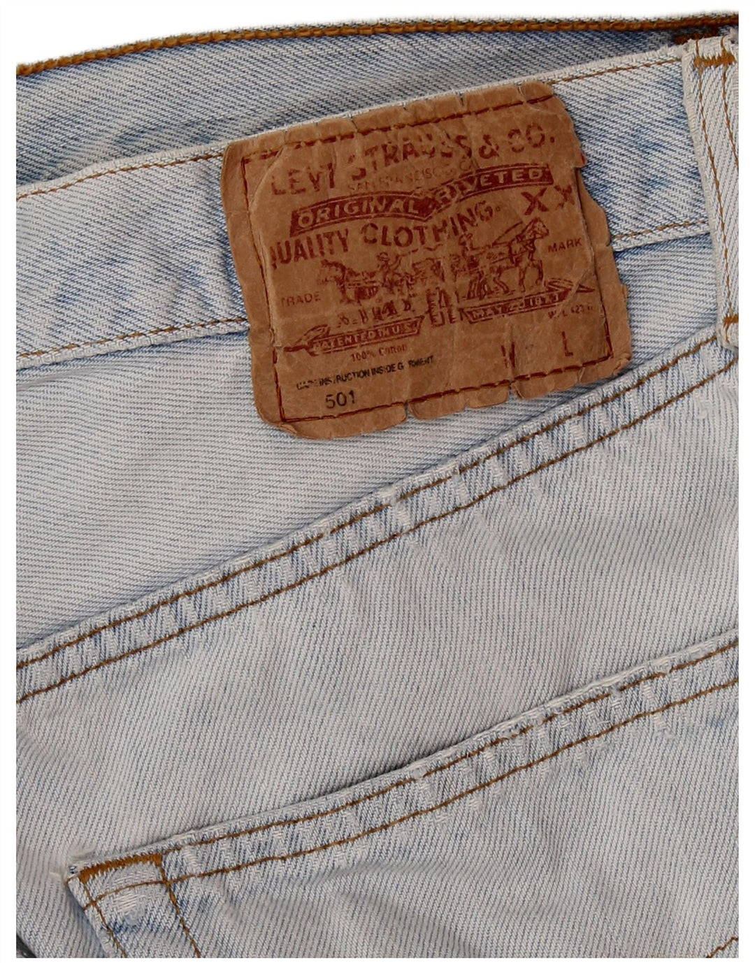 Ανδρικό τζιν σορτς LEVI'S 501 W30 Medium Blue