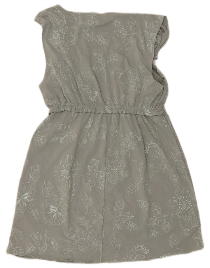 BCBGMAXAZRIA Γυναικείο τουνίκ Τοπ UK 14 Μεγάλο πράσινο λουλουδάτο πολυεστέρα