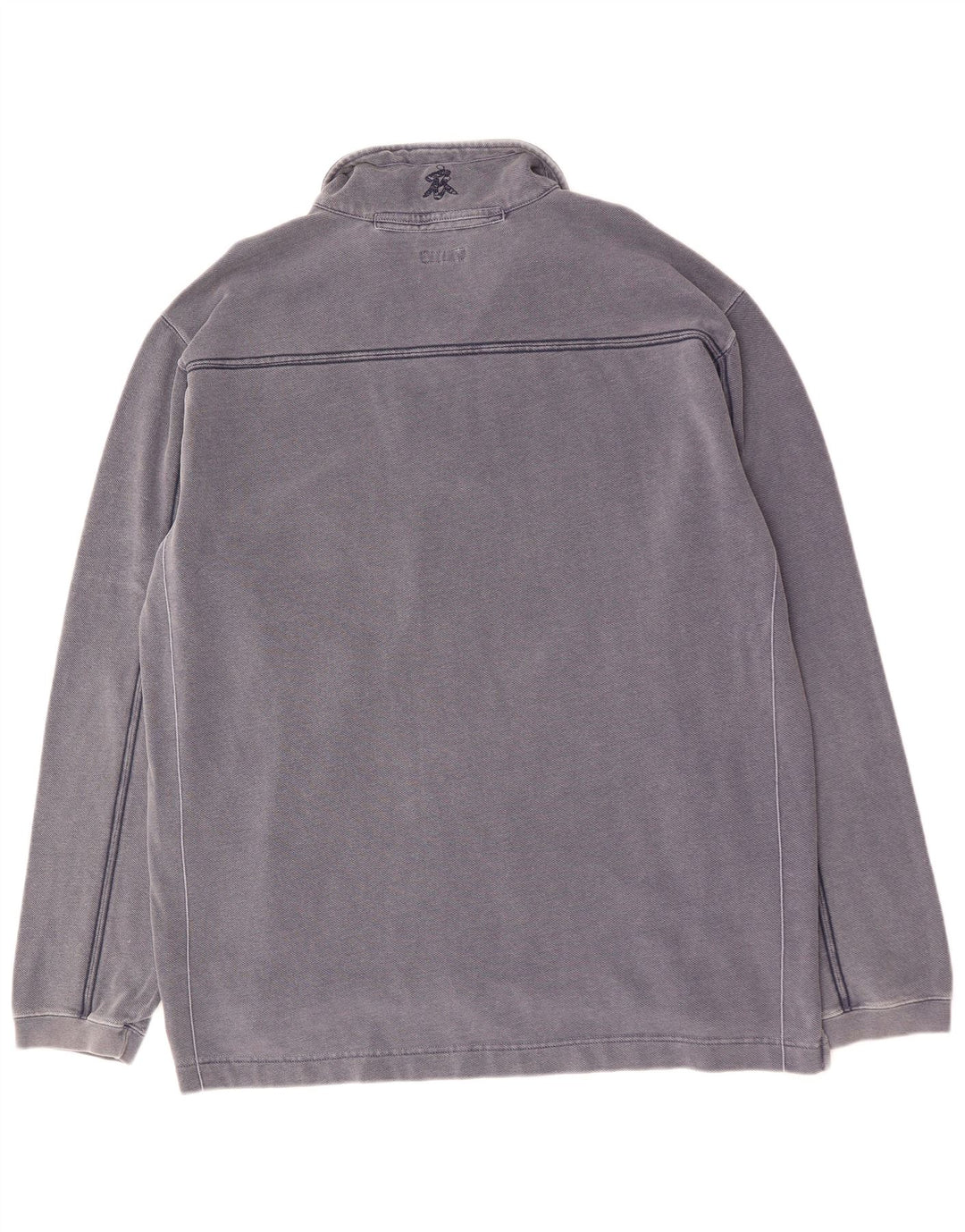 WHITE STUFF Ανδρικό φούτερ με φερμουάρ Jumper 2XL Navy Blue Cotton