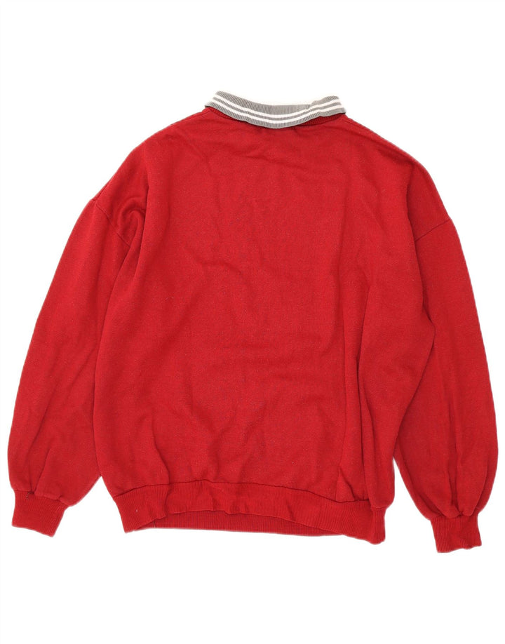 Γυναικείο γραφικό φούτερ EXPRESS Oversized Jumper UK 14 Medium Red