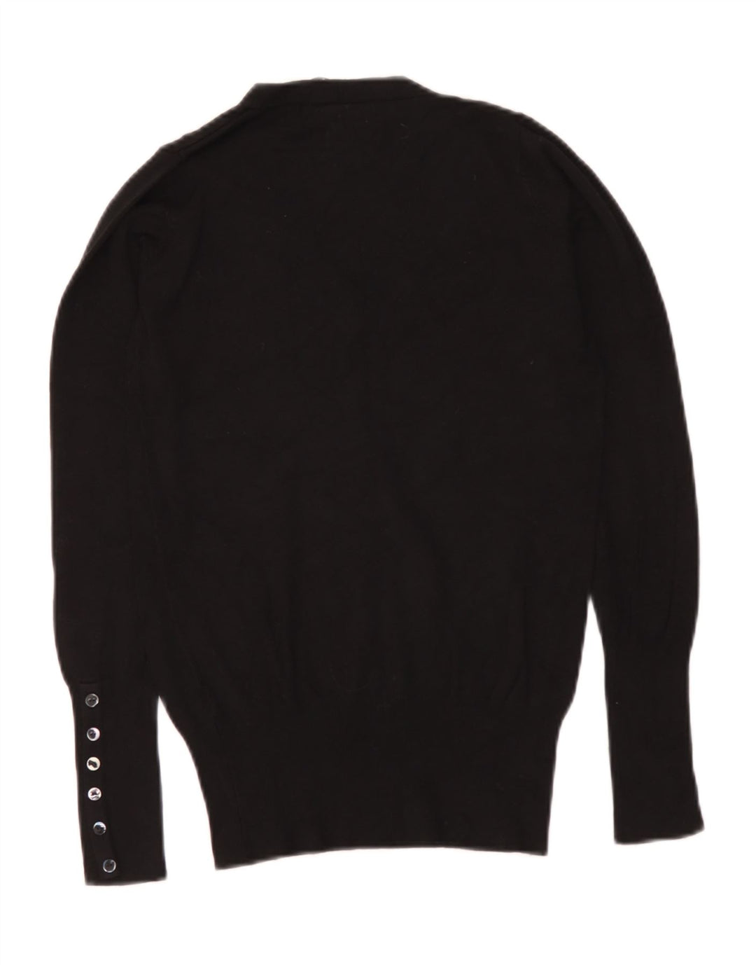 Zara Γυναικείο πουλόβερ με V λαιμόκοψη UK 10 Small Black