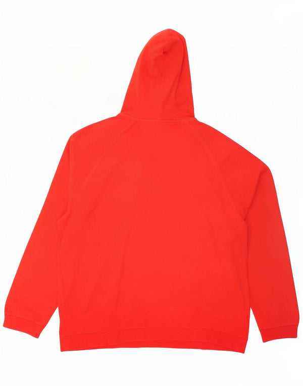 Ανδρικό γραφικό κουκούλα Nike UK 45/47 XL Κόκκινο βαμβακερό