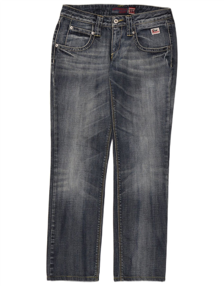 Roy Rogers Γυναικεία Seven Bell Straight Jeans IT 42 Medium W28 L29 Blue