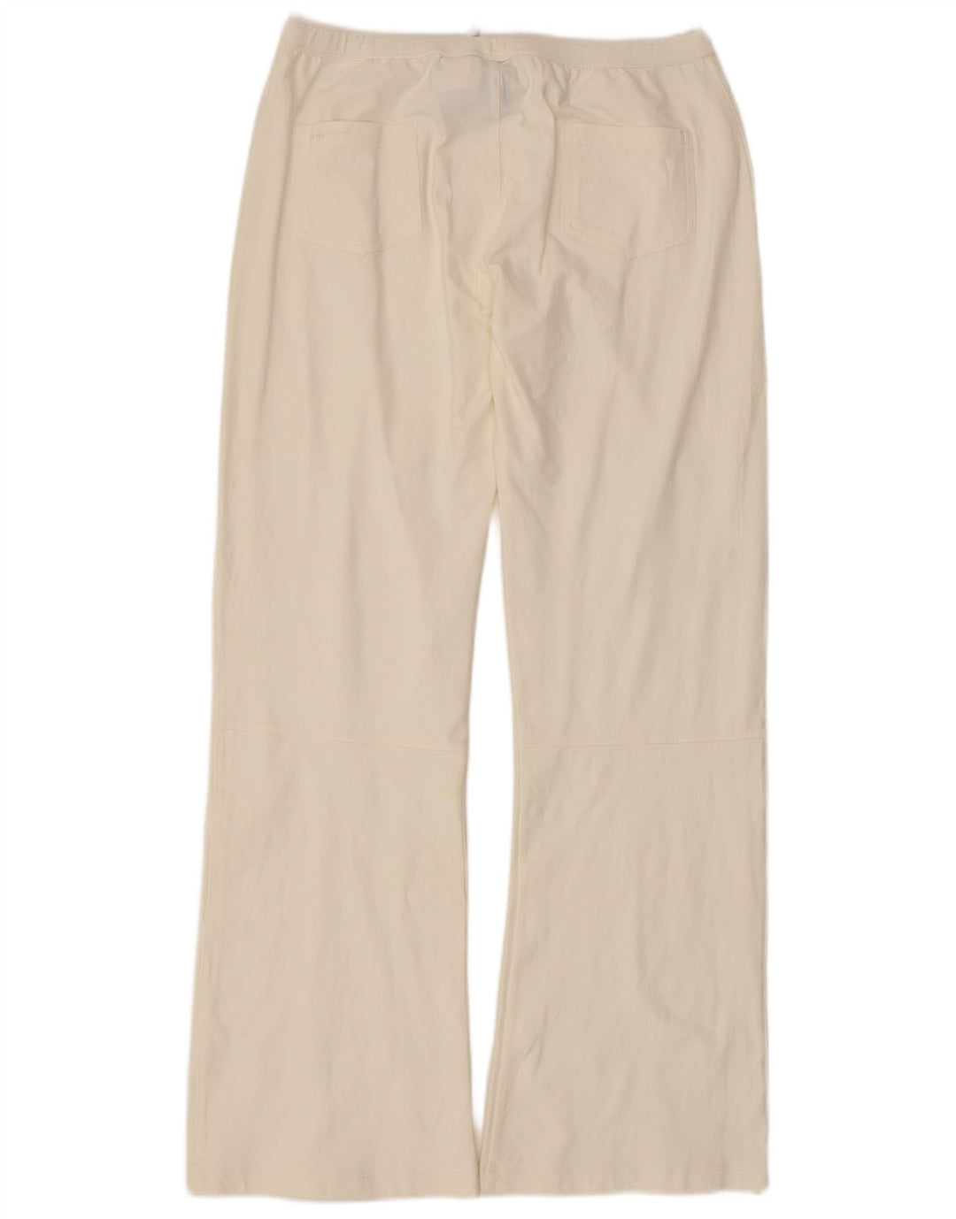 Γυναικεία φόρμα Nike Flare Παντελόνια UK 14/16 Large Off White Nylon