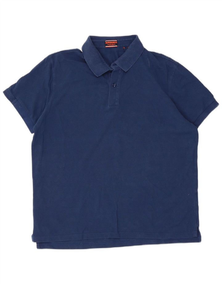 Ανδρικό μπλουζάκι πόλο Superdry XL Navy Blue