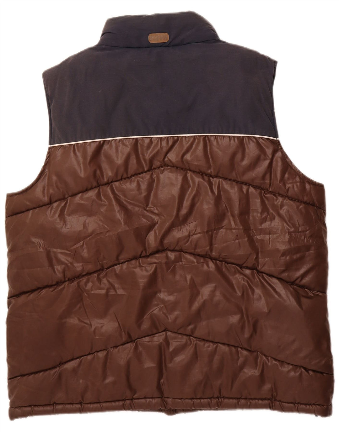 PUFFA ανδρική επένδυση Gilet UK 44 2XL καφέ χρώματος πολυεστέρας