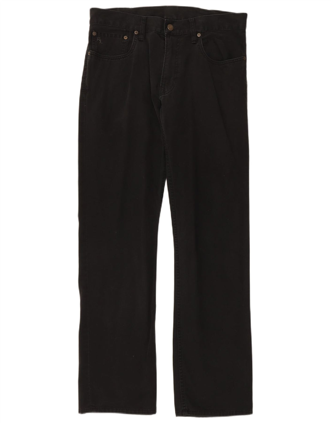 POLO RALPH LAUREN Ανδρικό τζιν ίσιο W32 L32 Μαύρο βαμβακερό