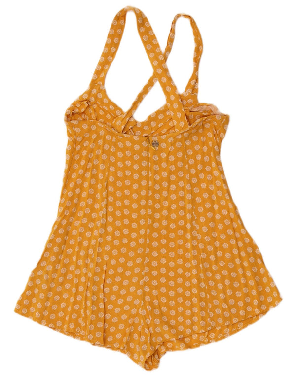Rip Curl Γυναικείο Αμάνικο Playsuit UK 4 XS Yellow Floral