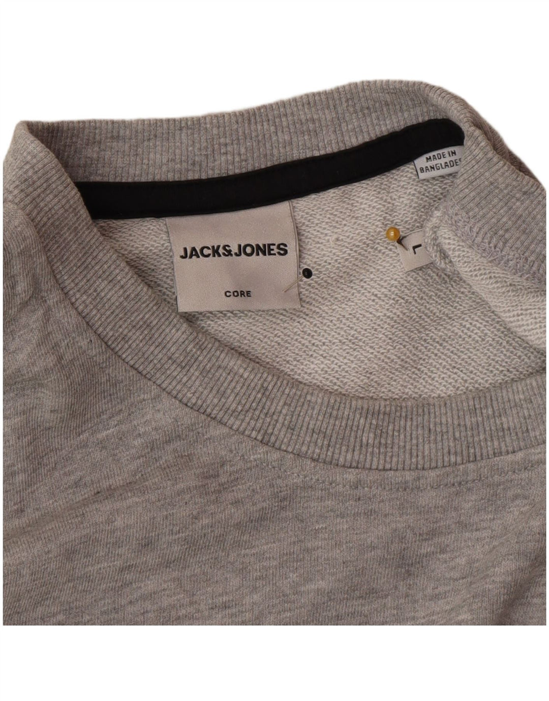 Ανδρικό φούτερ Jack & Jones, βαμβακερό, μεγάλο γκρι