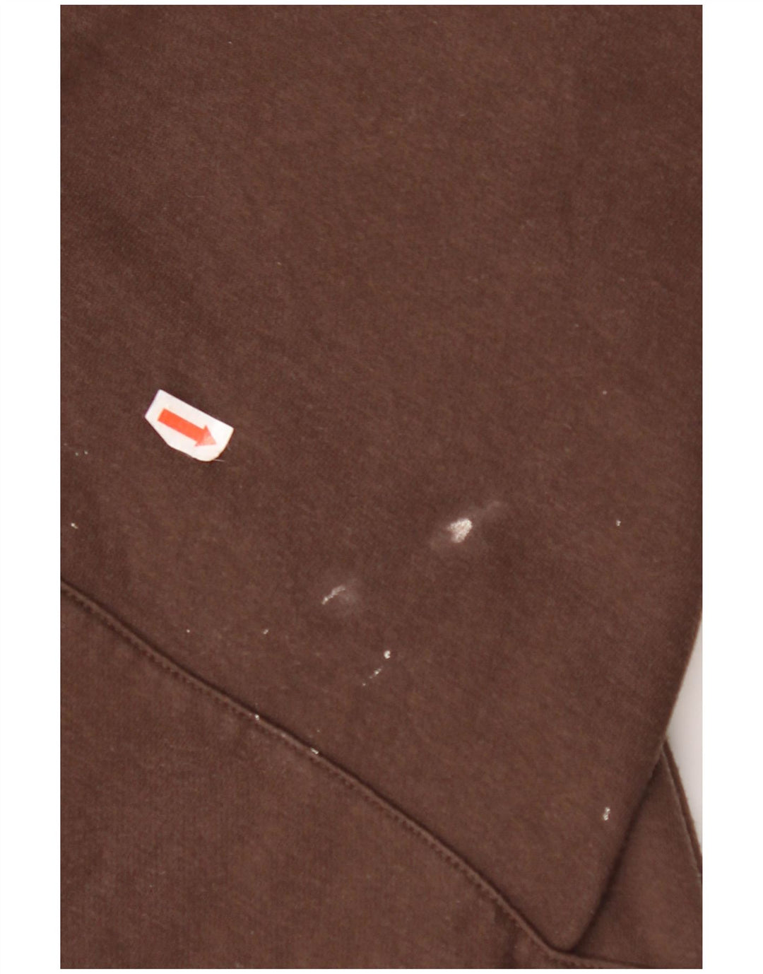 NIKE Mens Hoodie Jumper Medium Brown Cotton