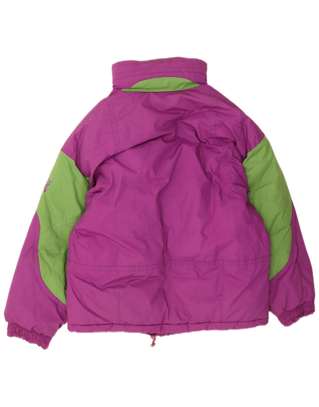 Brugi Ανδρικό μπουφάν σκι με κουκούλα UK 40 Large Purple Colourblock Polyester