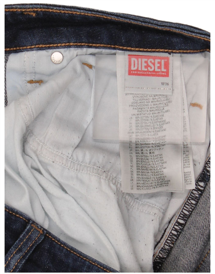 Ανδρικό τζιν Diesel ίσιο W36 L32 Navy Blue Cotton