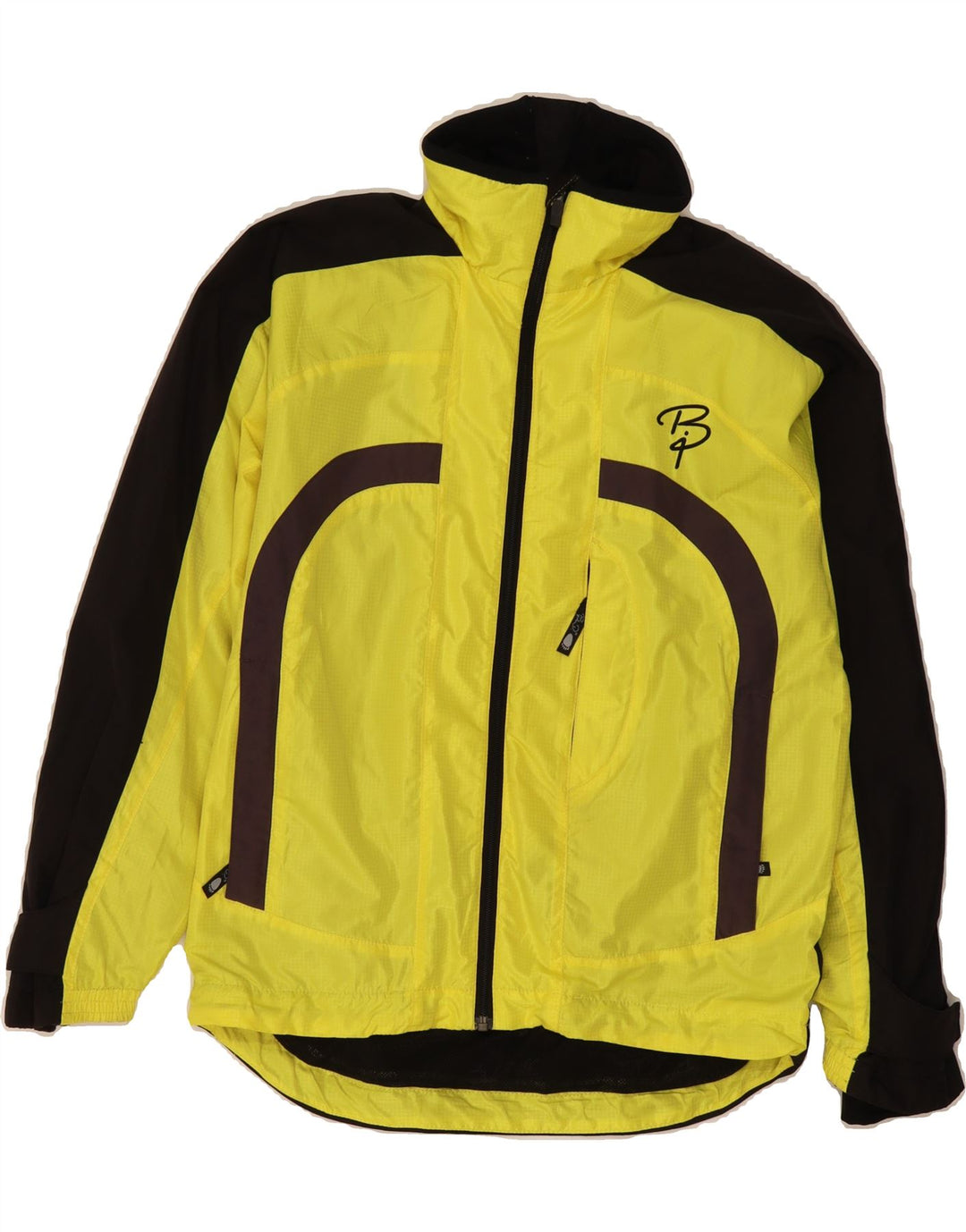 ODLO Mens Rain Jacket UK 36 Small Yellow Colourblock Polyester Vintage Odlo and Second-Hand Odlo from Messina Hembry 