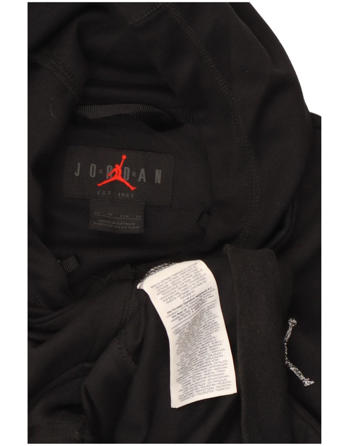 JORDAN Ανδρικό πουλόβερ με κουκούλα με φερμουάρ Dri Fit XS Μαύρο πολυεστέρα