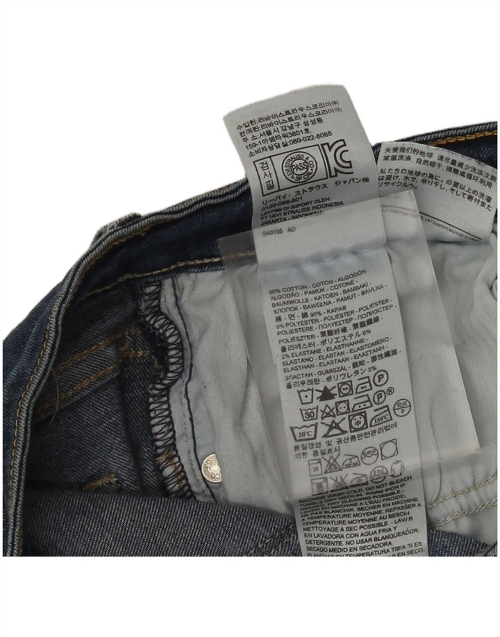 Γυναικείο Slim Jeans Levi's W32 L32 Navy Blue Cotton