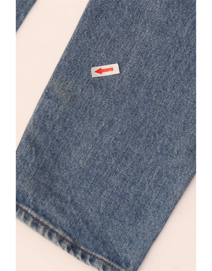 Armani Γυναικείο Crop Straight Jeans W28 L26 Blue Cotton