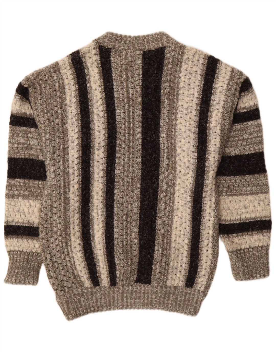 Ανδρικό πουλόβερ Ciao Crew Neck Jumper Ακρυλικό μεσαίο γκρι ριγέ