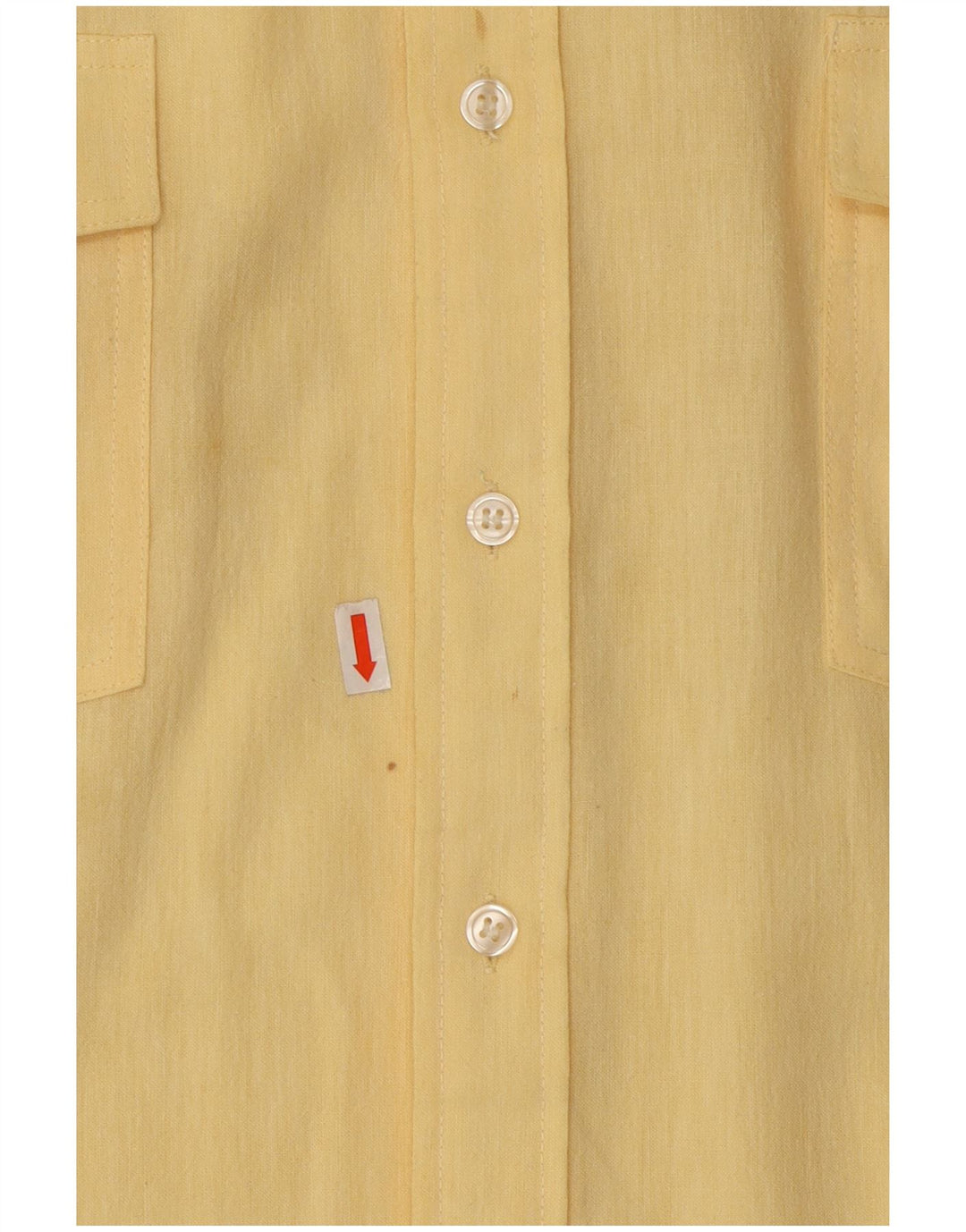 Ανδρικό πουκάμισο ARIZONA JEANS Μέγεθος 45/46 XL Κίτρινο βαμβακερό